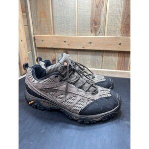 Merrell Mens Moab 2 Vent Hiking Shoes Brown/Black Mesh Suede Vibram Sole US 9